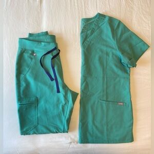 Figs Scrub Set - Surgical Green